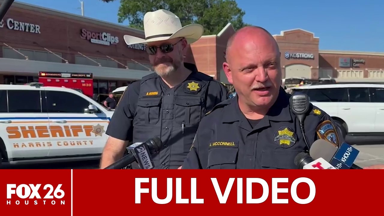 FULL VIDEO: Authorities provide update after vehicle crashes into Atascocita business