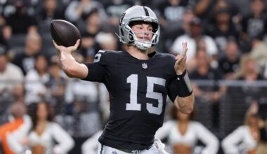 Las Vegas Raiders quarterback Fernando Mendoza