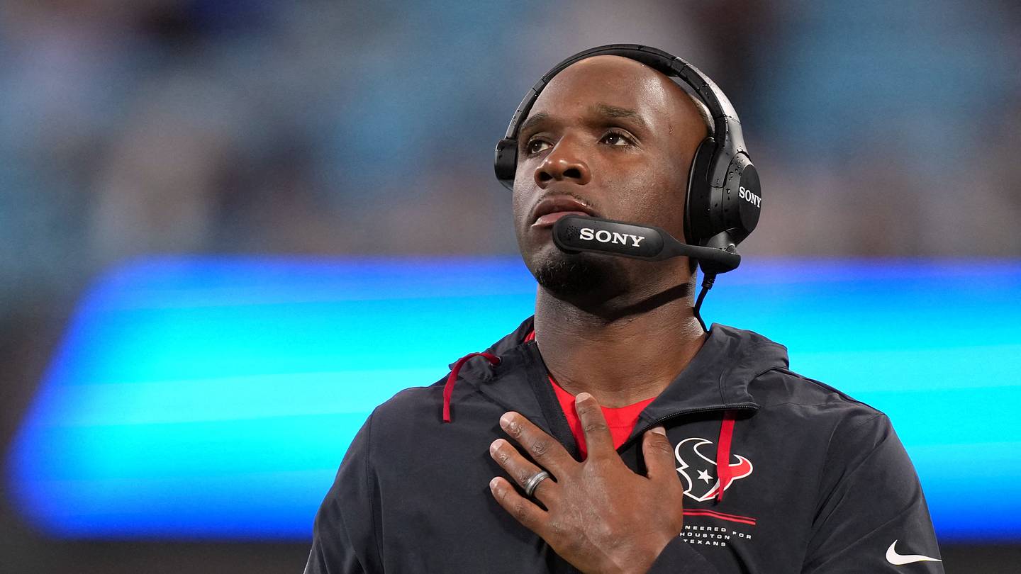 Houston Texans head coach Demeco Ryans
