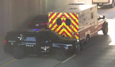 Eastbound I-20 shut down near Granbury Road in Fort Worth due to shooting