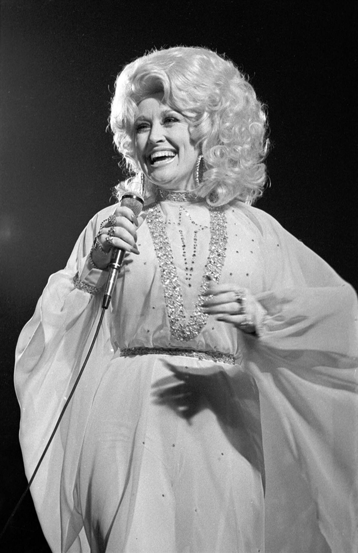 Dec. 2, 1977: Dolly Parton performing in concert at Panther Hall in Fort Worth, Texas, to a crowd of 1,250 people in the venue’s country music ballroom.