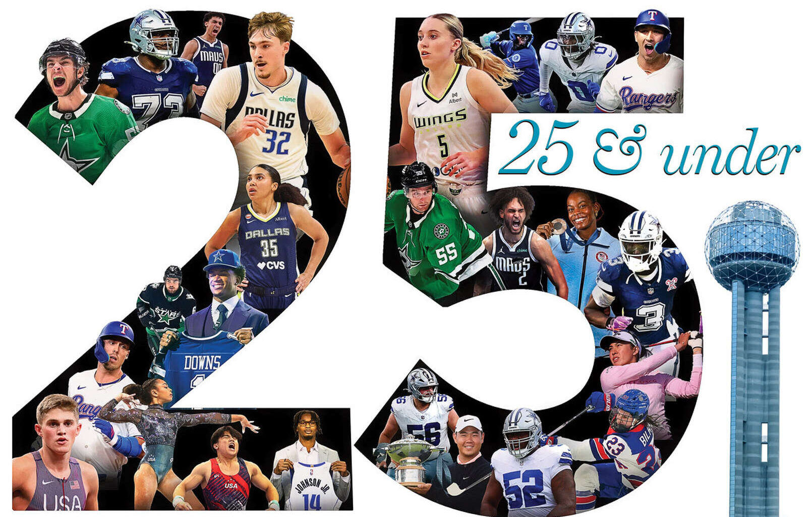 SportsDay's top 25 athletes 25 and under in North Texas: Bueckers, Flagg and more