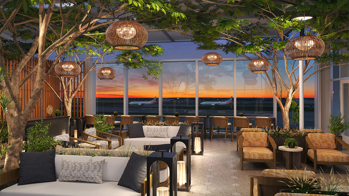 American Airlines’ first indoor-outdoor lounge coming to Austin