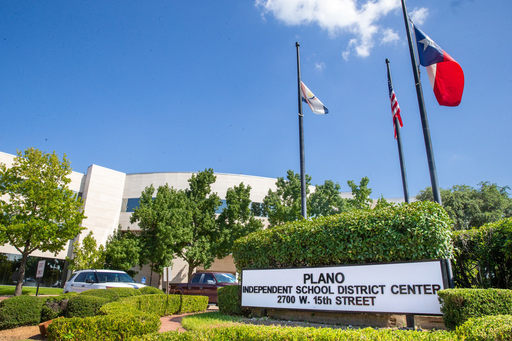 The Plano ISD building on Friday, Aug. 16, 2019. Plano ISD Superintendent of Schools Sara Bonser held a press conference to address the previously cancelled football game between Plano Senior High and Eastwood High School of El Paso. (Lynda M. Gonzalez/The Dallas Morning News)