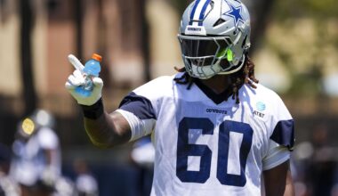 Cowboys' competitive practice leads to scrap between Guyton, Ezeiruaku