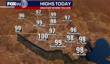 Houston weather: Air quality alert, but slightly less humid