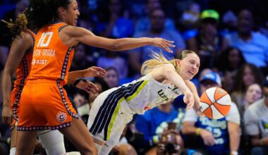 Wings use 20-2 run to close third quarter, romp past Sun 83-63