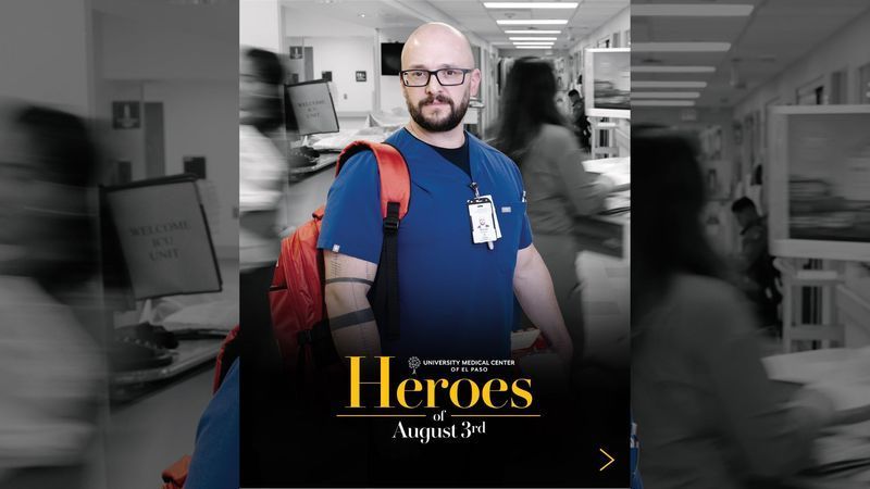 Michael Kennedy, Certified RN III, ICU. Credit: UMC El Paso