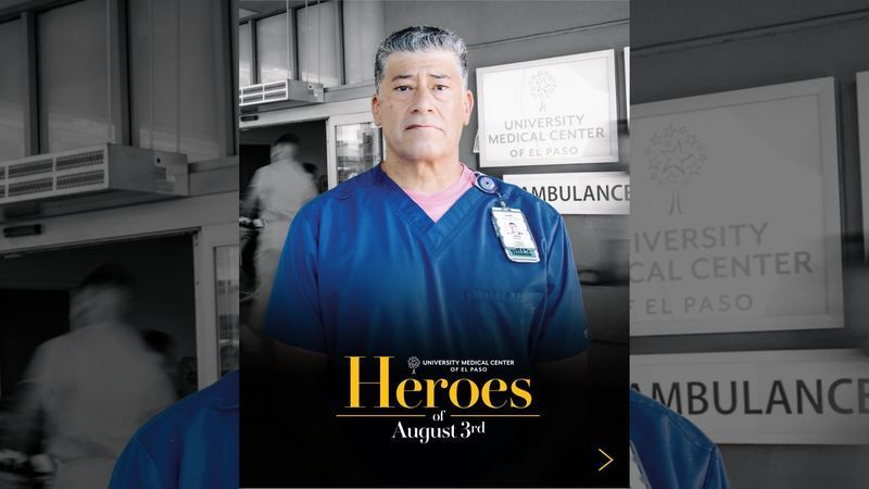 Jaime Vasquez, Paramedic, Emergency Department. Credit: UMC El Paso