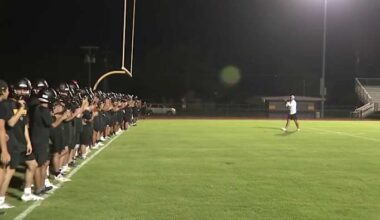 ‘The energy is different’: Lytle, Holy Cross hold midnight practice to kick off fall training