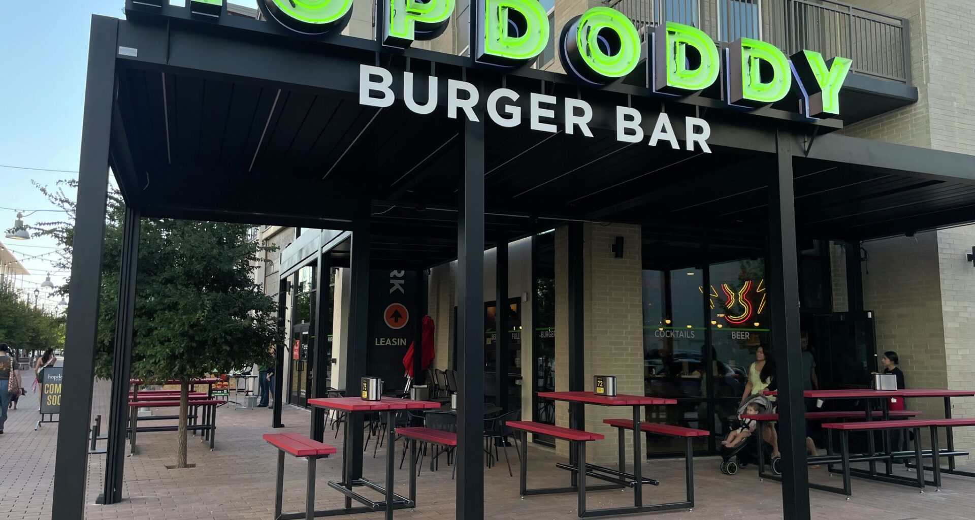 Austin-founded Hopdoddy Burger Bar will open its latest restaurant in the Texas capital's Mueller neighborhood on Wednesday, August 5.