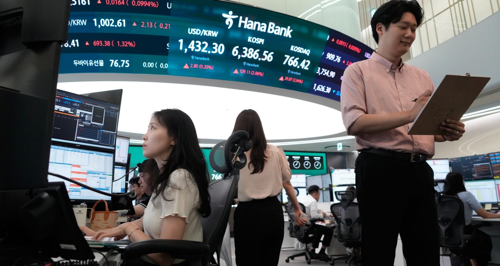 Oil prices gain and global shares are mostly higher after a rally on Wall Street