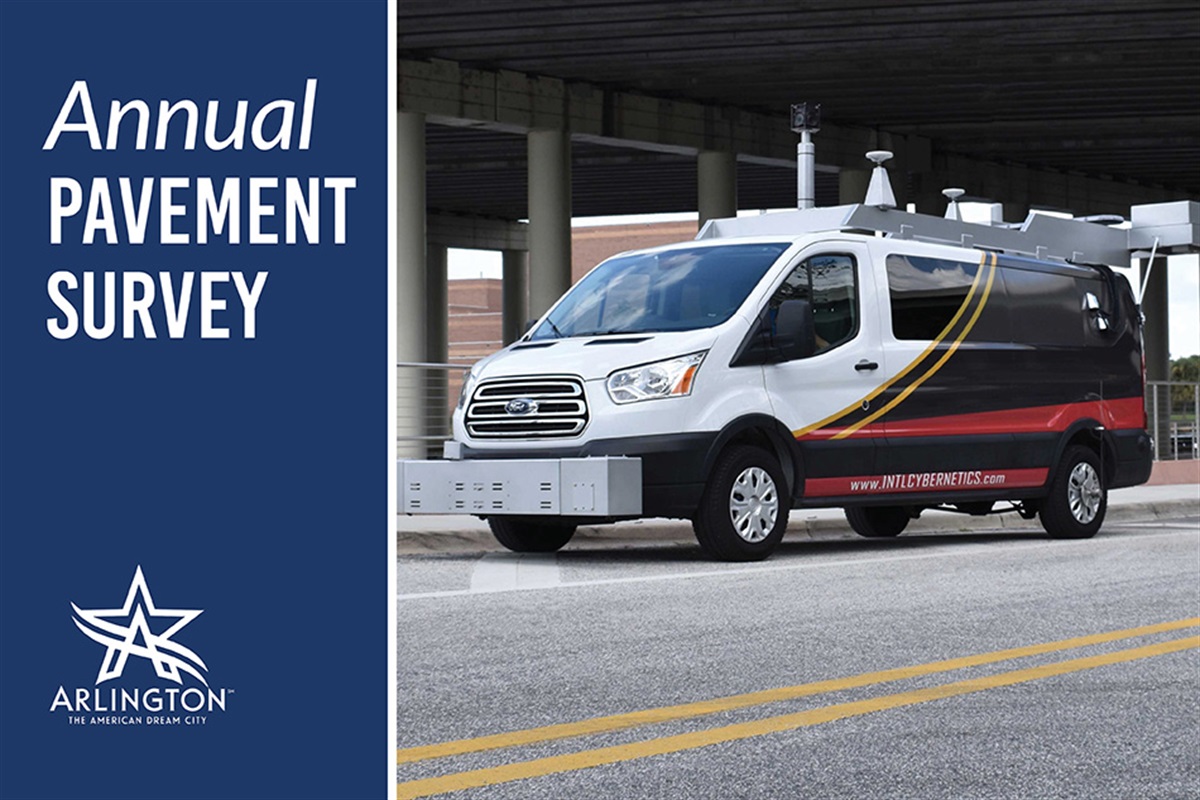 Streets North of Park Row Drive in Arlington's 2026 Pavement Survey