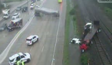 Houston traffic alert: Portion of Hardy Toll Road southbound reopened following double 18-wheeler crash