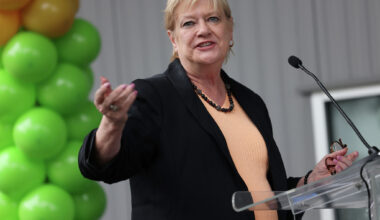 Dallas County Commissioner Dr. Theresa Daniel praises the accomplishments of Stewpot since it's inception a half century ago. The Stewpot held it's 50th Birthday Celebration at 1610 Malcolm X Boulevard in Dallas on October 24, 2025.
