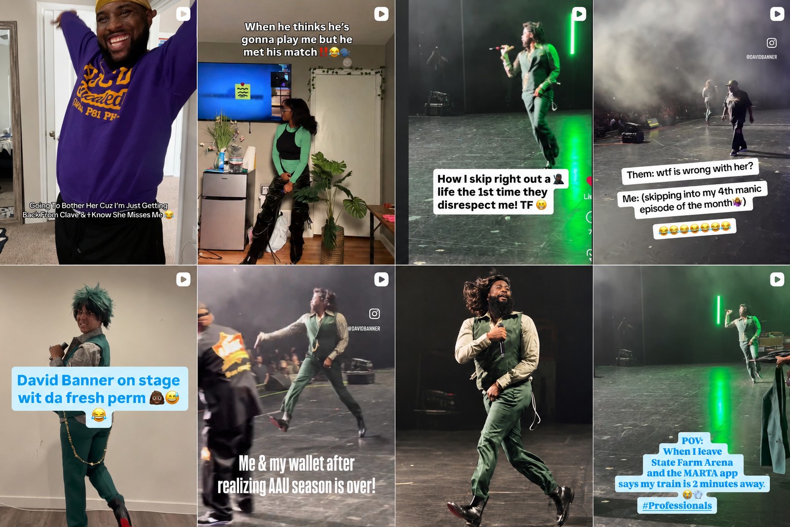 David Banner’s wig and stage skip at Houston UGK show go viral