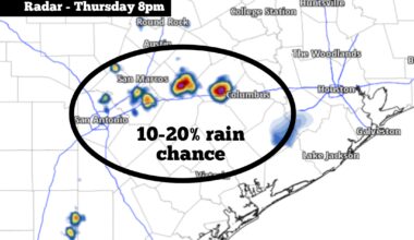 A few South Texas cities could see rain Thursday. Here’s where.