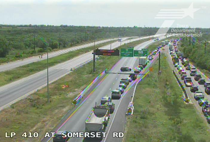 Vehicle fire closes eastbound Loop 410 in San Antonio