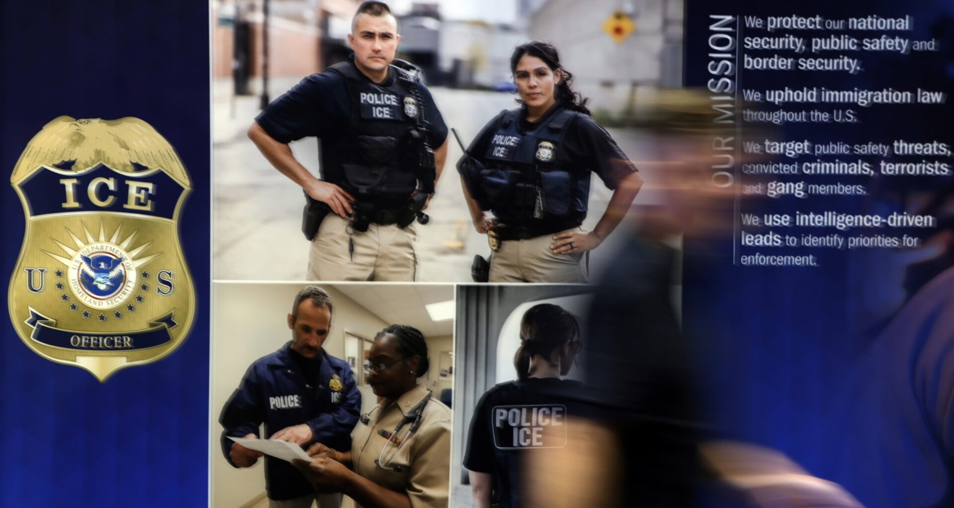 ICE Holds Hiring Event In Arlington, Texas