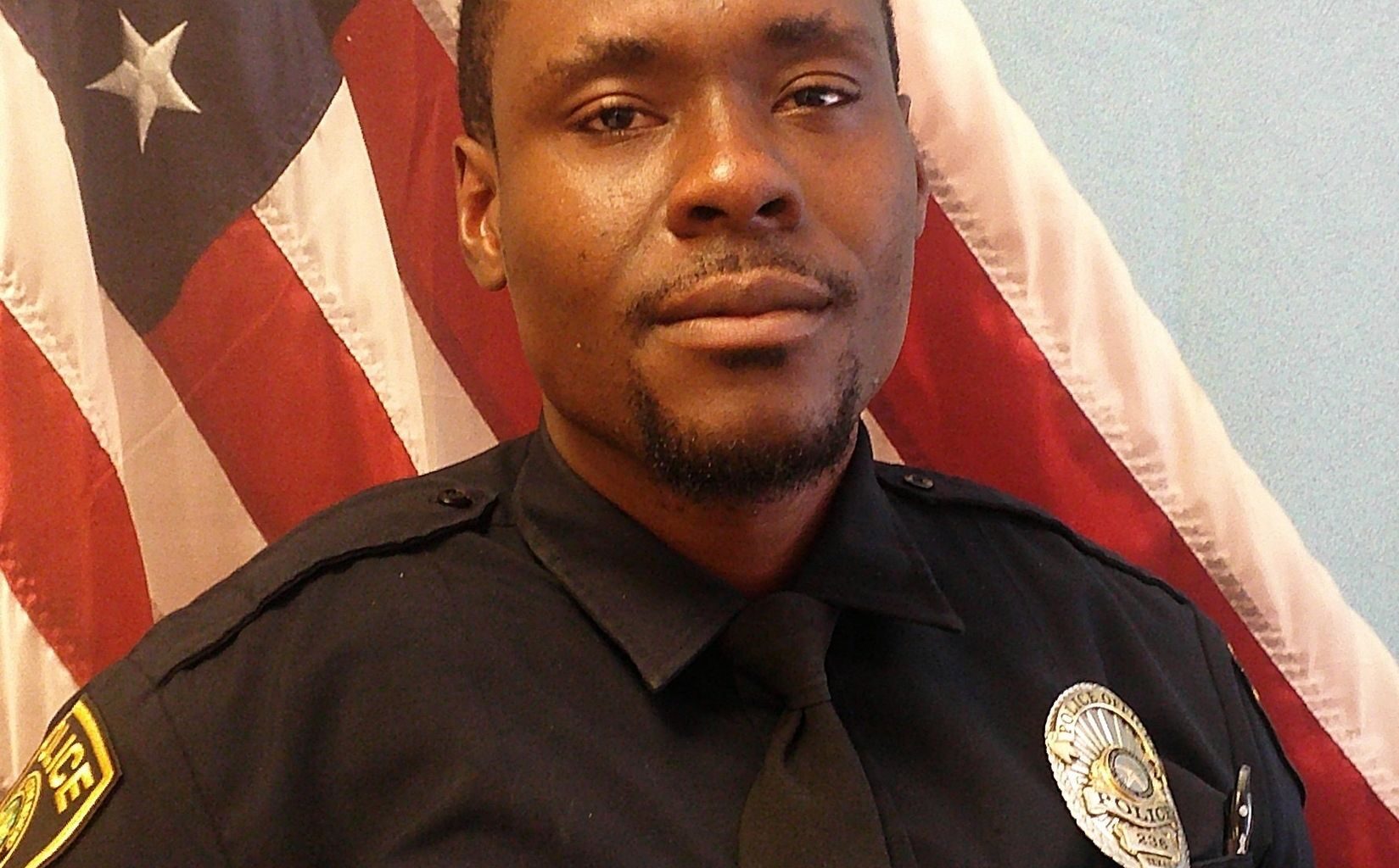 Dallas ISD Police Officer Justin Jones, who was shot at a Sam’s Club parking lot on Interstate 635 in northwest Dallas on Thursday, Aug. 6, 2026.