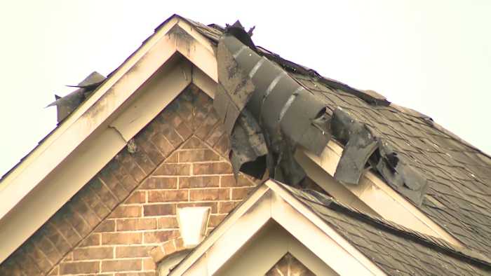 Lightning likely sparked the fire at a Sugar Land home