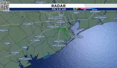 LIVE RADAR: Heavy rain moves southwest of Sugar Land, outside the Beltway