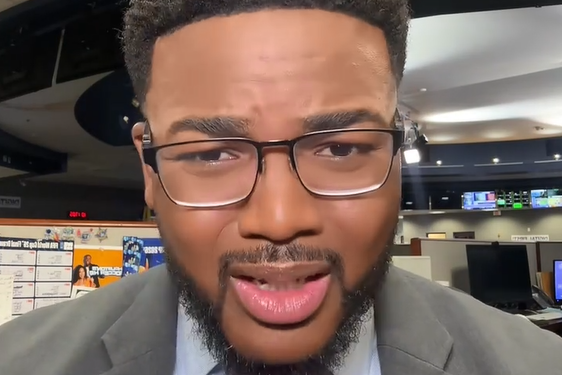 FOX 26 Houston's Anthony Antoine laughs off live TV blooper