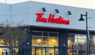 A Tim Hortons cafe.