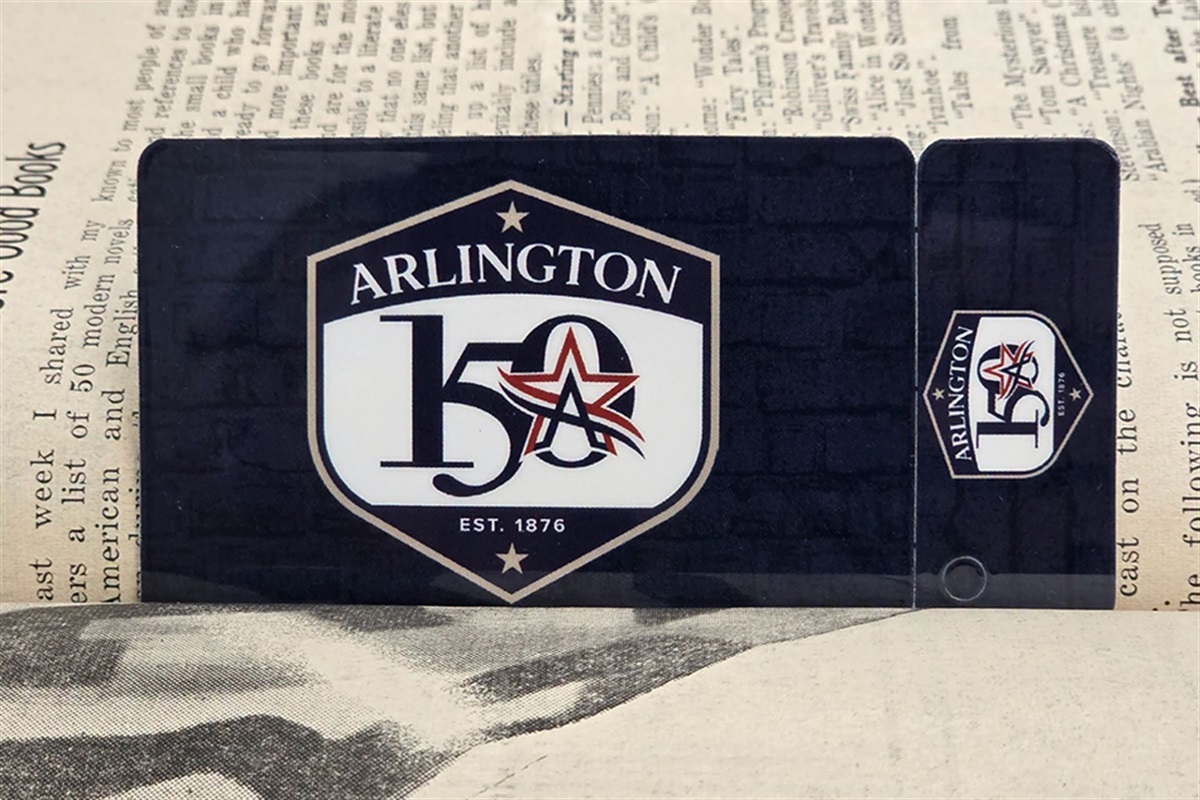 Arlington Library Debuts 150th Anniversary Card