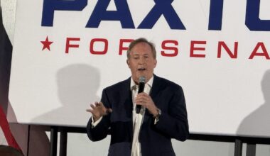 Hecklers crash Ken Paxton's U.S. Senate campaign stop in San Antonio