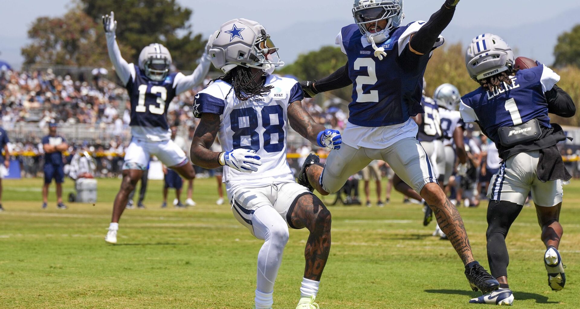 What we learned at Cowboys camp Sunday: Defense swarming all day, more