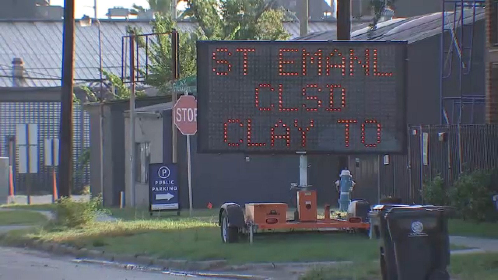 St. Emanuel Street to be closed between Polk and Clay for 12 weeks due to storm sewer work, TxDOT says
