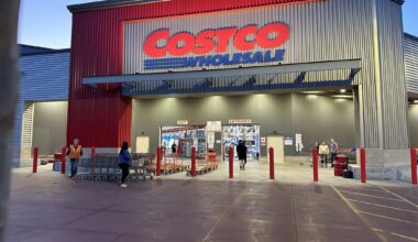 A Costco Wholesale warehouse on 8055 Churchill Way, on April 13, 2023 in Dallas, Texas.
