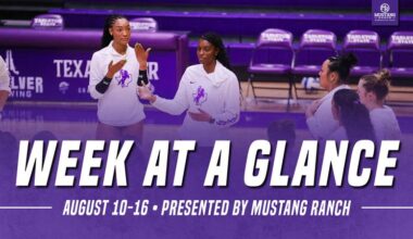 WEEK AT A GLANCE: Women’s Soccer opens season at Texas A&M-Corpus Christi, Volleyball travels to Texas State in 1st exhibition