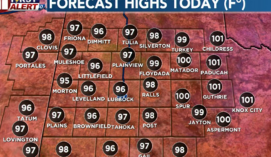 More heat Monday, clear skies expected during meteor shower late week