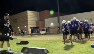 Lanier HS football opens fall camp with midnight practice
