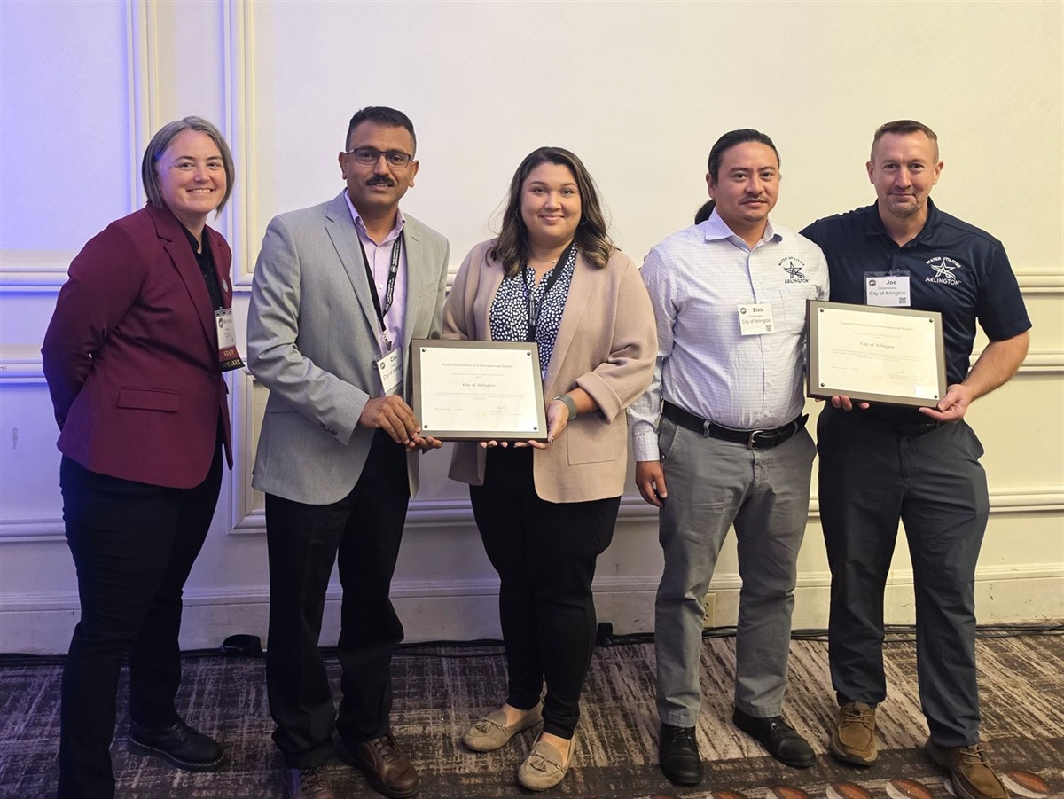 Arlington Water Utilities Wins State Awards for Security, Innovation