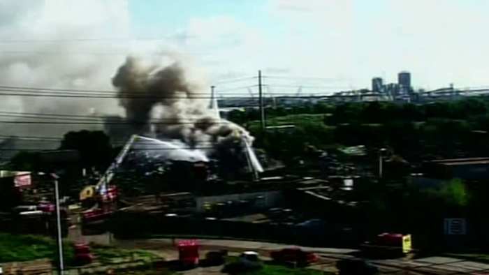 Recycling fire reported at Ironman Metals in southeast Houston
