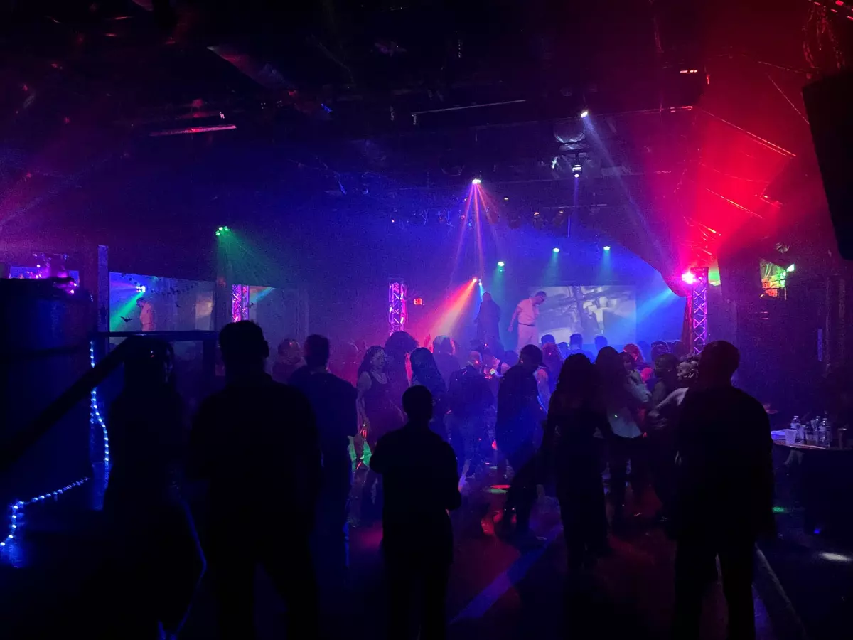The dance floor at Elysium on Aug. 8.