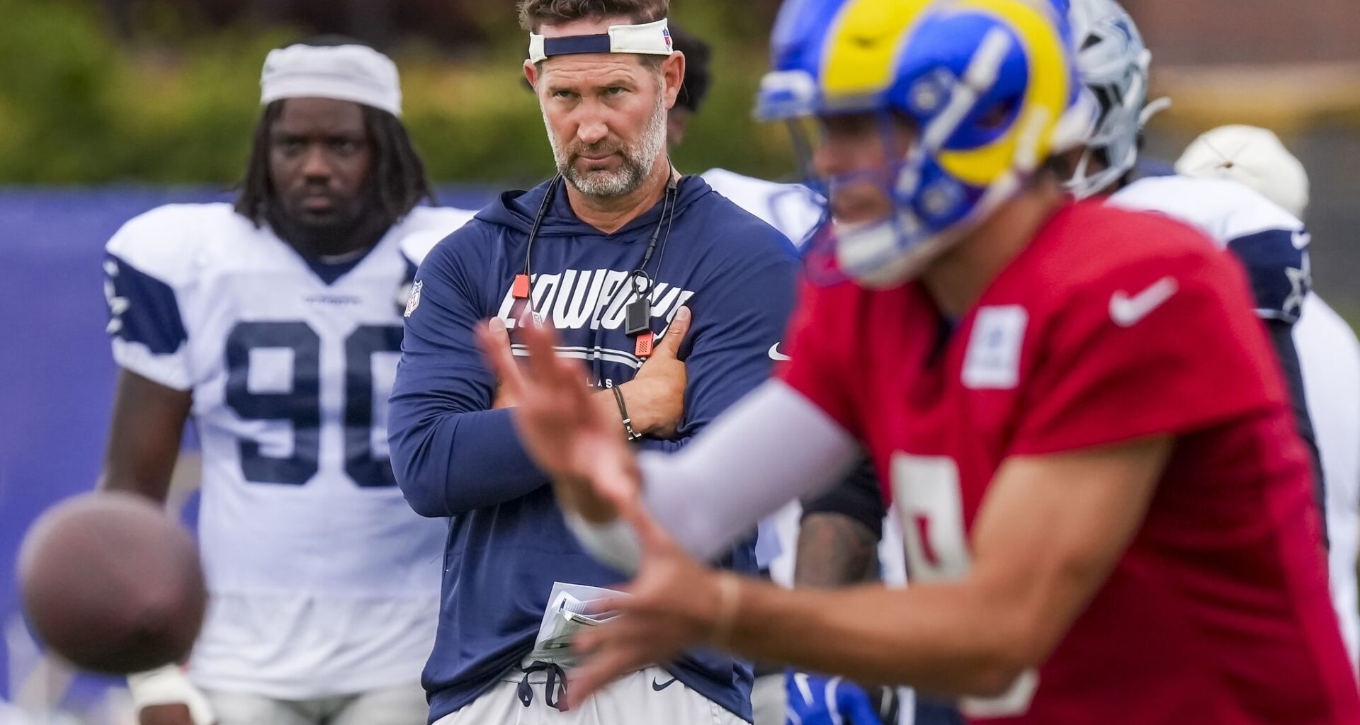 Cowboys defense passes early test vs. Rams in joint practice
