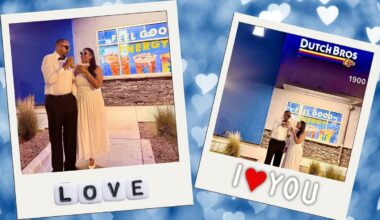 El Paso Couple Celebrates Engagement With a Dutch Bros Photo Op