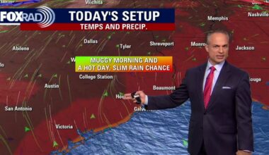 Houston weather: Humid, hot Thursday; storm chances for Friday