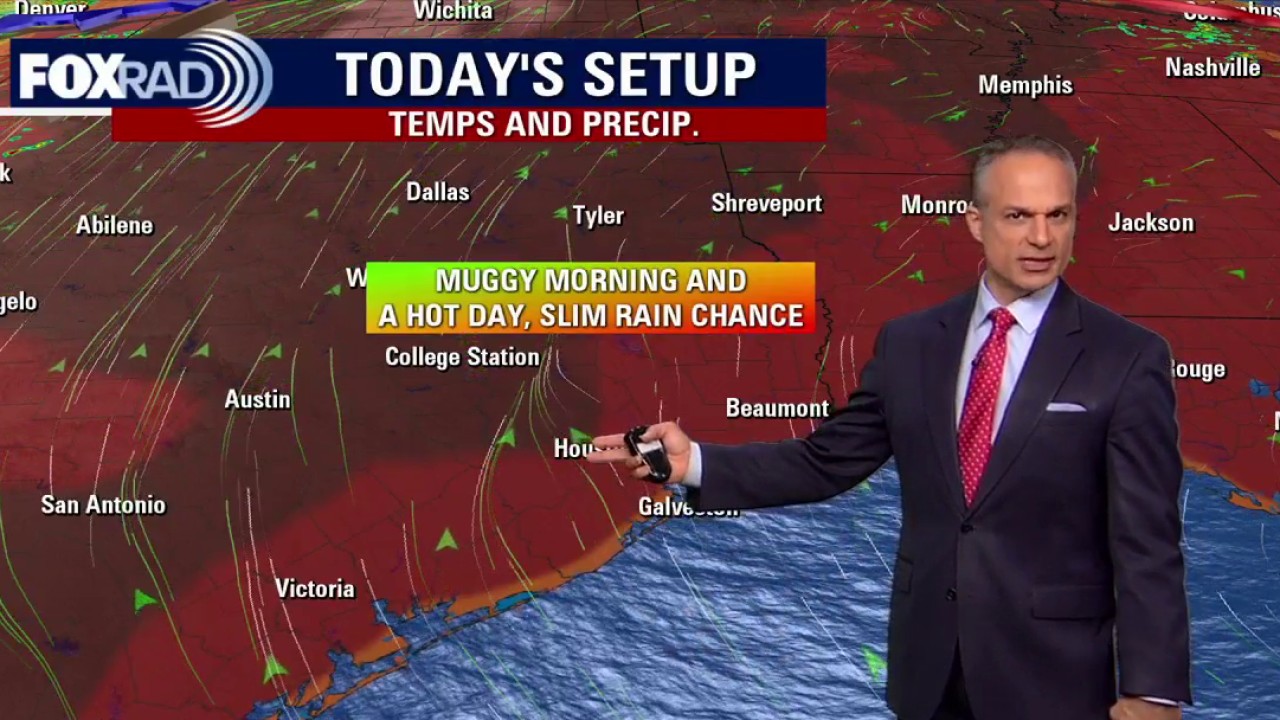 Houston weather: Humid, hot Thursday; storm chances for Friday