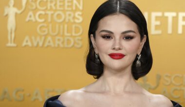 Selena Gomez arrives at the 31st annual Screen Actors Guild Awards on Sunday, Feb. 23, 2025, at the Shrine Auditorium in Los Angeles. (Photo by Jordan Strauss/Invision/AP)