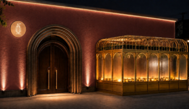 a rendering of Marlow at night