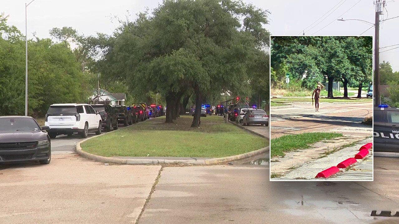 Houston gunman shot by police after firing at passing cars, 3 wounded