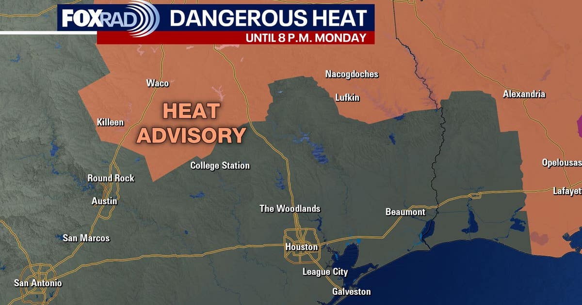 Houston weather: Scattered showers possible this weekend, some areas under heat advisory