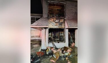 Man charged with arson after apartment fire displaces 24