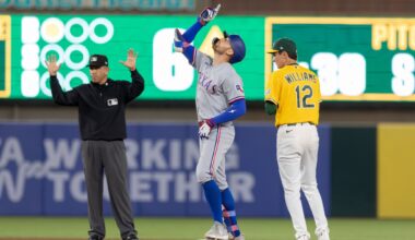 Langford hists go-ahead homer, Rangers beat Athletics 5-3 to end 4-game skid