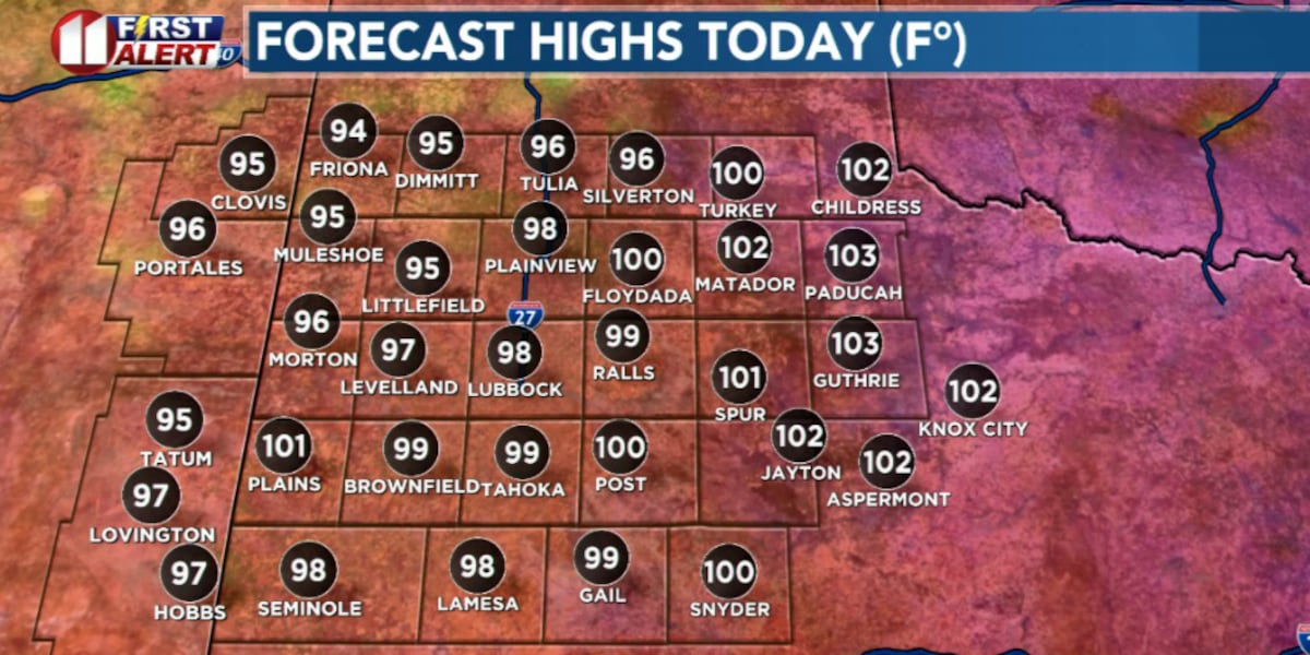 Another stretch of hot temperatures this week